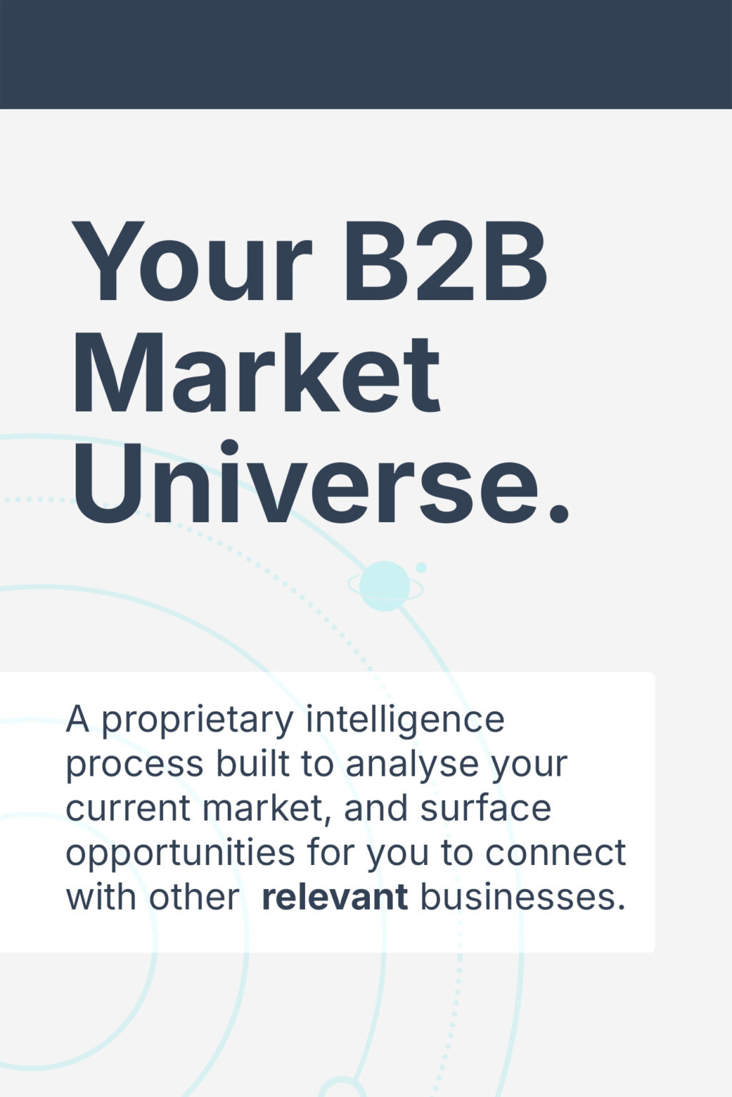 a description of iteration90's b2b market universe service